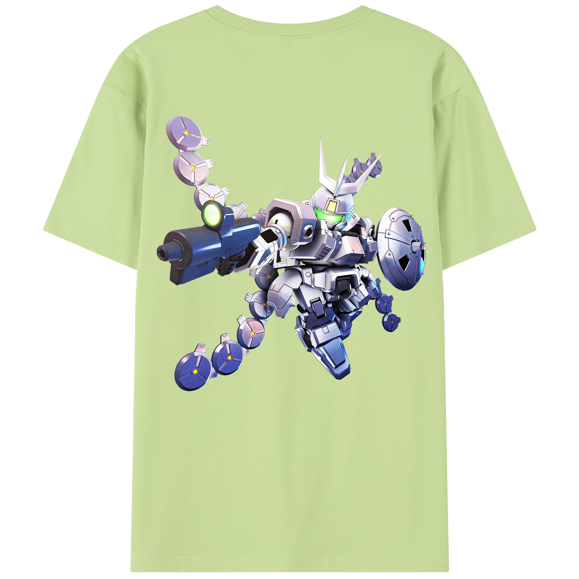（画像用） 機動戦士ガンダム Mobile Suit Gundam 綿100％半袖Tシャツ（背面プリント）